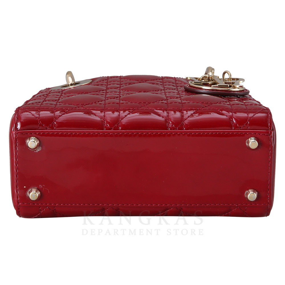 CHRISTIAN DIOR(USED)크리스찬디올 레이디디올 페이던트 미니 백